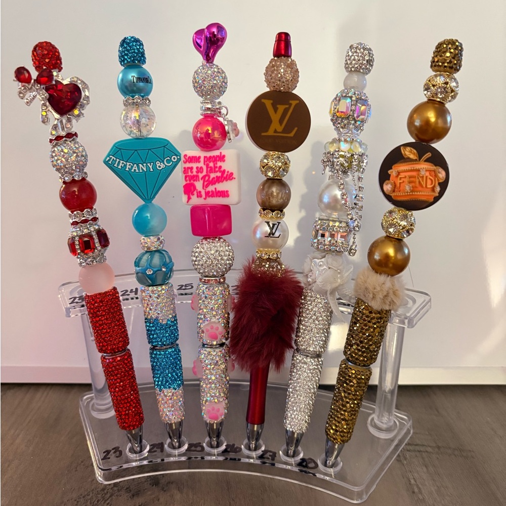 Decorative Beaded Pens